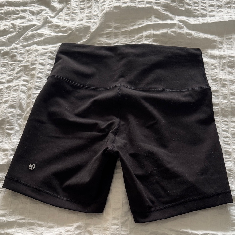 lululemon wunder train high rise short 6” size 10